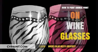 Creative DIY: Painting Animal Print on Wine Glasses Step-by-Step