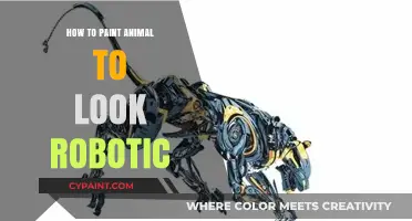 Transforming Wildlife: Techniques for Painting Animals with a Robotic Twist