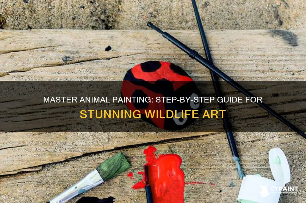 how to paint animals step by step