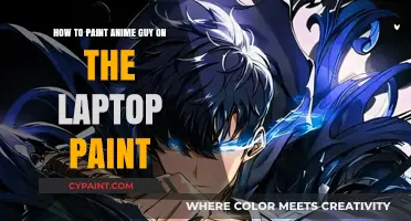 Master Anime Guy Painting on Your Laptop