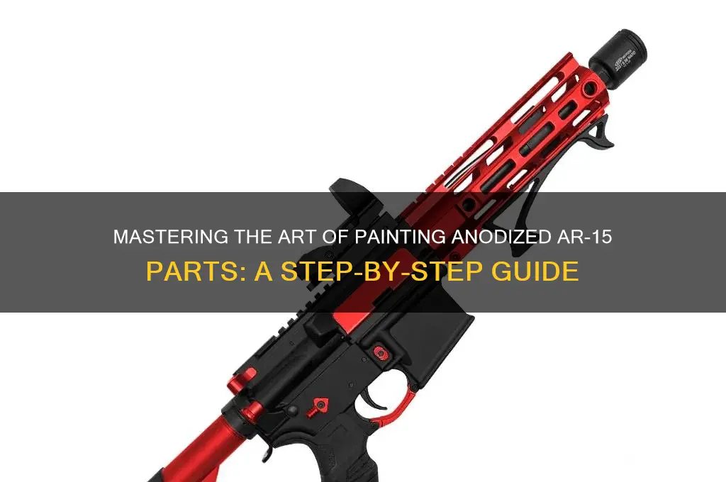 how to paint anodized ar 15 parts