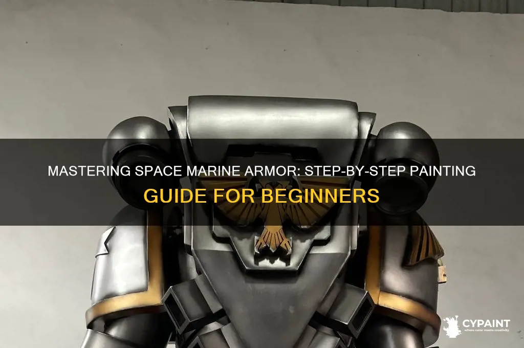 how to paint armor space marine 2
