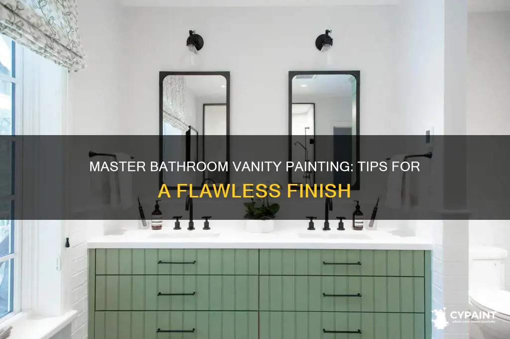 how to paint around a bathroom vanity