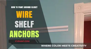 Painting Around Closet Wire Shelf Anchors: Tips for a Flawless Finish