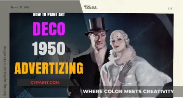 Mastering Art Deco: Techniques for Painting 1950s Advertising Art