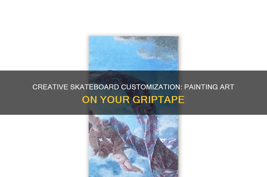 how to paint art on your griptape
