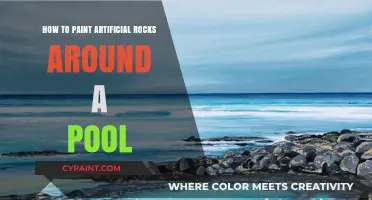 Enhance Your Pool Area: Painting Artificial Rocks for a Natural Look