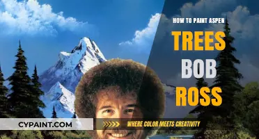 Master Bob Ross' Aspen Tree Painting Technique in Simple Steps