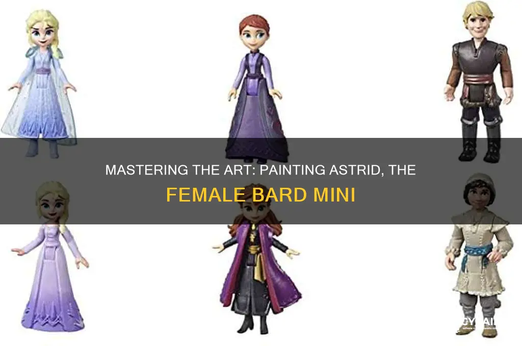 how to paint astrid female bard mini