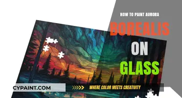 Mastering Glass Art: Painting the Majestic Aurora Borealis Step-by-Step