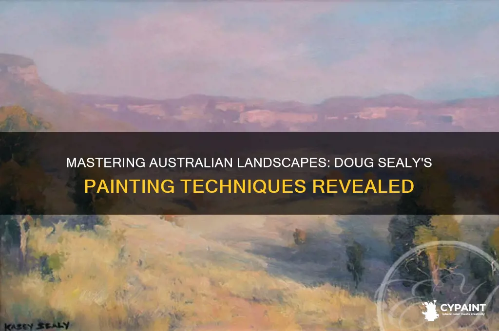 how to paint australian landscapes doug sealy