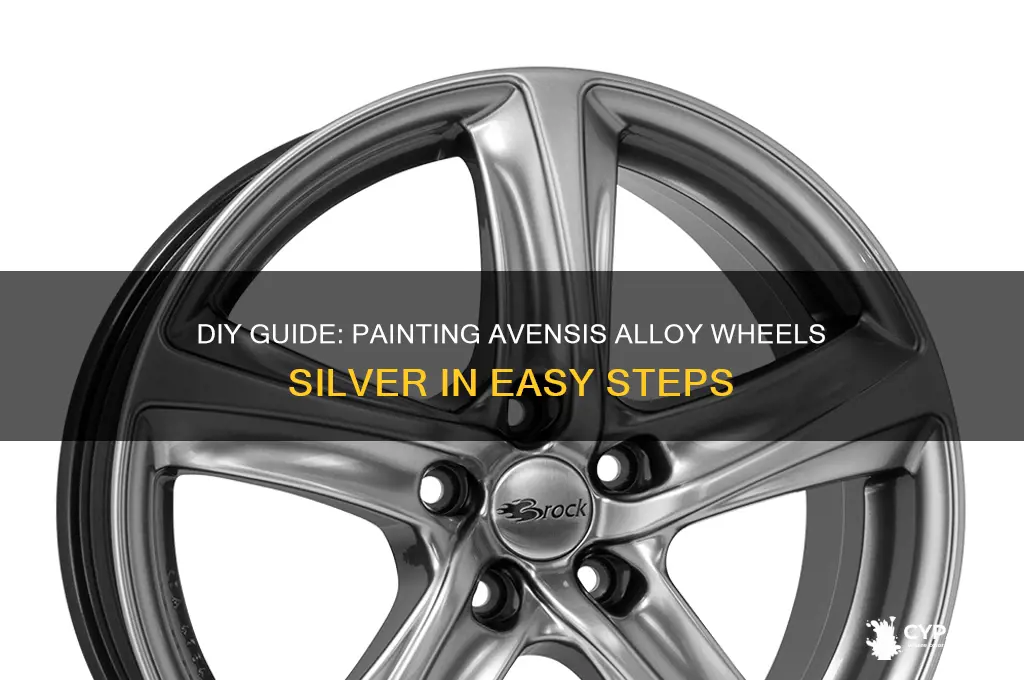 how to paint avensis alloy wheels silver