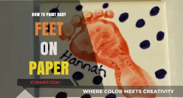Easy Steps to Paint Baby Feet on Paper for Keepsake Art