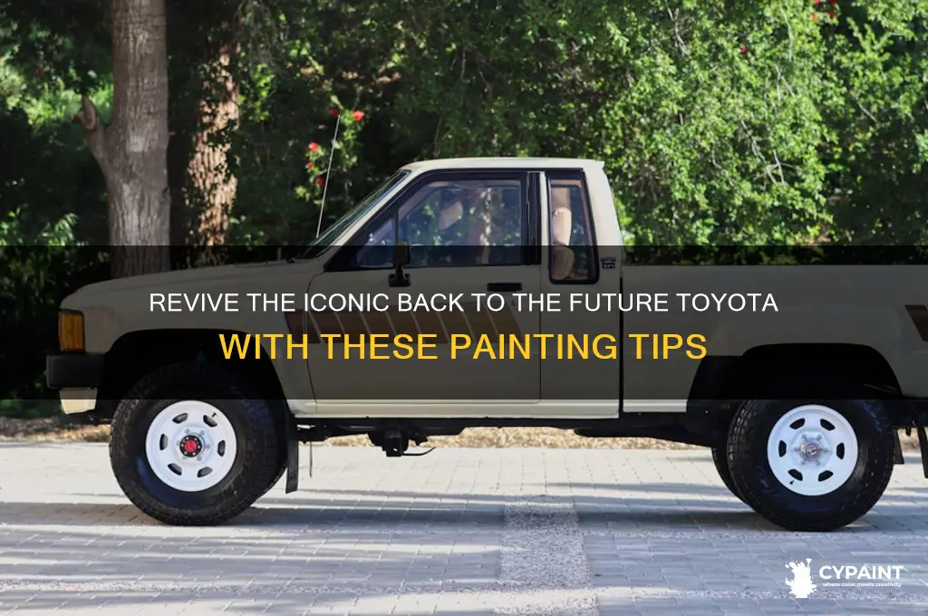 how to paint back to the future toyota