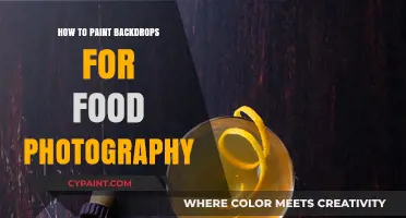Mastering Food Photography: Tips for Painting Stunning Backdrops