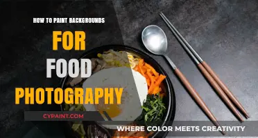 Mastering Food Photography: Creative Background Painting Techniques for Stunning Shots