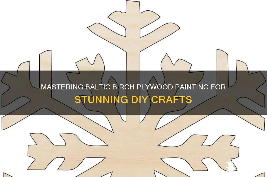 how to paint baltic birch plywood crafts