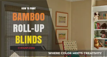 DIY Guide: Painting Bamboo Roll-Up Blinds for a Custom Look