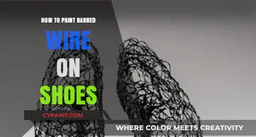 Creative DIY: Painting Realistic Barbed Wire Designs on Your Shoes