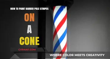 Mastering the Art of Painting Barber Pole Stripes on Cones