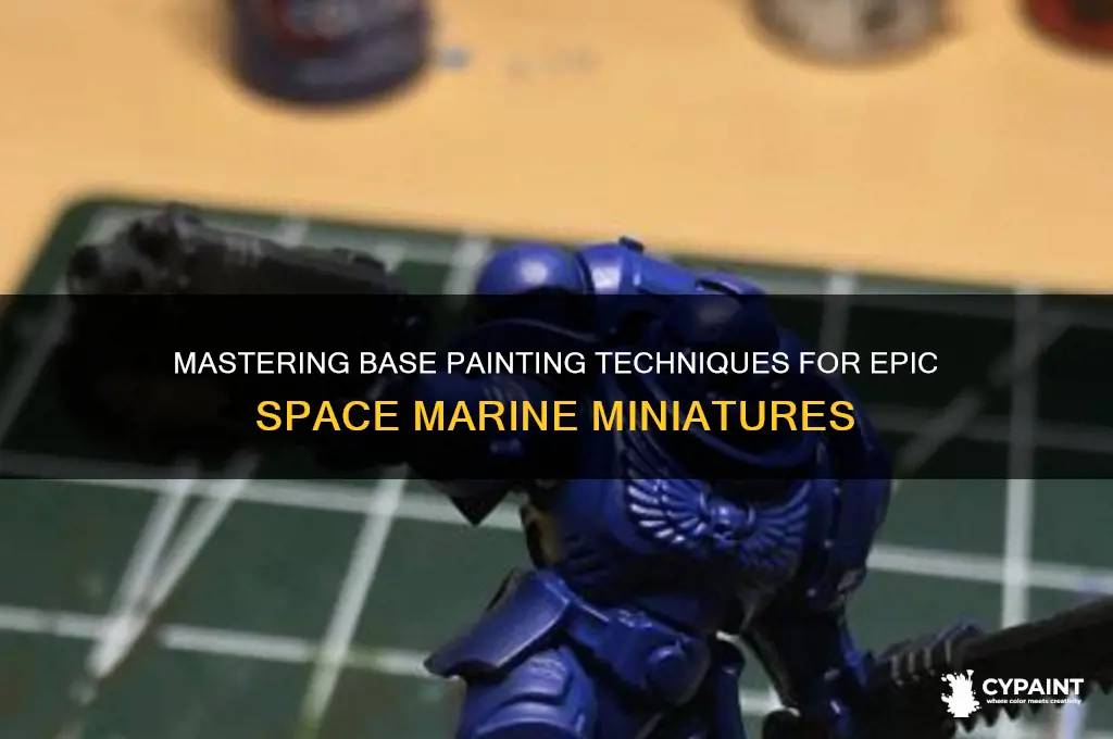 how to paint bases for space marines
