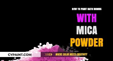 Creative Bath Bomb Painting: Using Mica Powder for Vibrant Designs