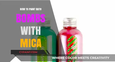 Creative Bath Bomb Art: Painting with Mica for Stunning Effects