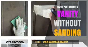 Effortless Bathroom Vanity Makeover: Paint Without Sanding in Simple Steps