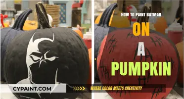 Paint Batman on a Pumpkin: Easy DIY Halloween Tutorial
