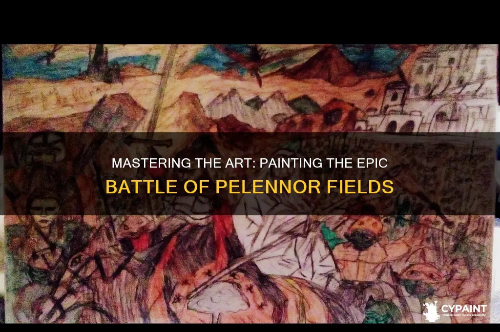 how to paint battle of pellenor fields