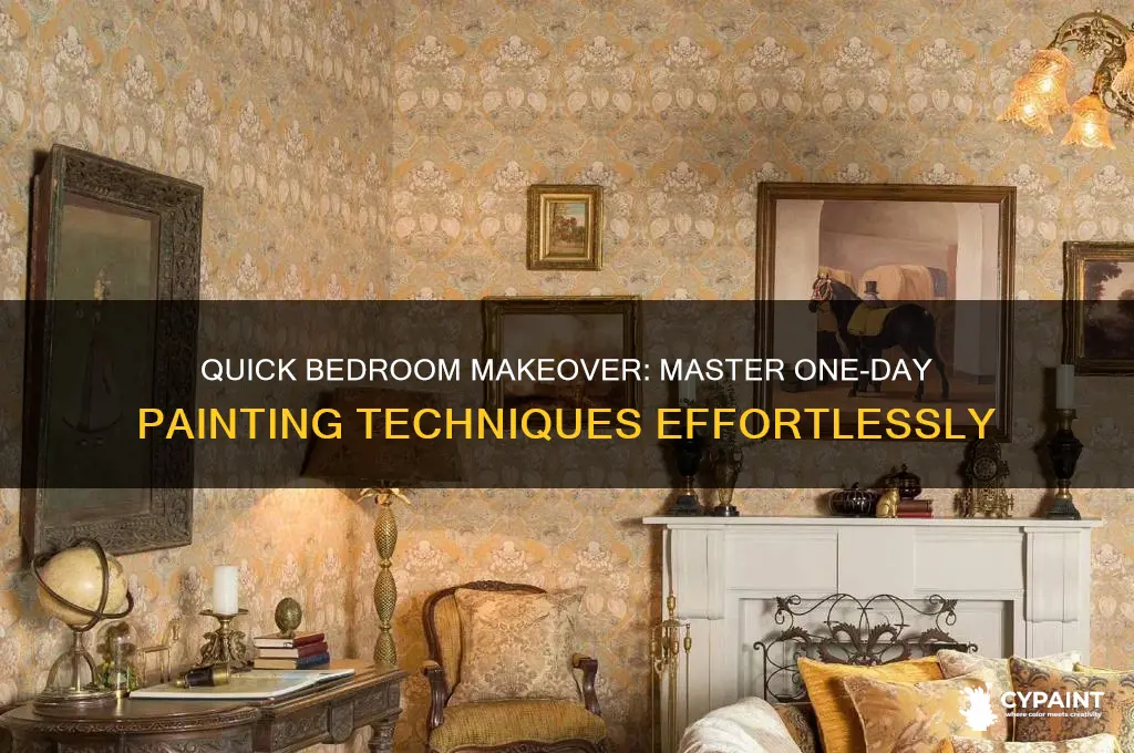 how to paint bedroom in one day