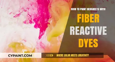 Creative Bedding Makeover: Painting Bedsheets with Fiber Reactive Dyes