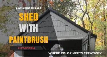 Painting Bees on a Shed: Brush Techniques
