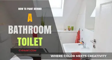 Mastering the Art of Painting Behind Your Bathroom Toilet: Tips and Tricks