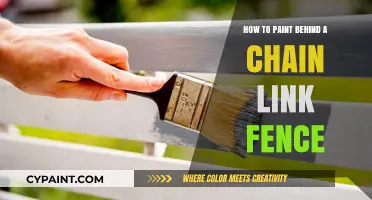 Mastering Fence Painting: Tips for Reaching Behind Chain Link Fences