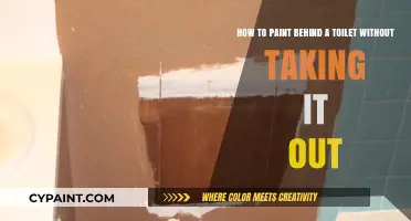 Effortless Bathroom Refresh: Painting Behind the Toilet Made Easy