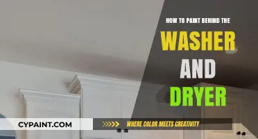 Easy Tips for Painting Behind Your Washer and Dryer