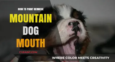 Mastering the Art of Painting a Bernese Mountain Dog's Mouth