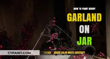 DIY Berry Garland Jar Painting: Easy Step-by-Step Guide