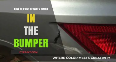 Mastering Bumper Repairs: Techniques for Painting Between Cracks Seamlessly