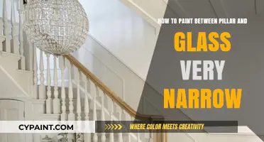 Narrow Painting: Pillar and Glass Precision