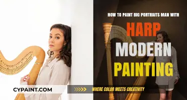 Modern Harpist: Capturing the Essence in Large-Scale Portraiture