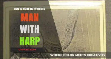 Mastering Large-Scale Portrait Painting: Man with Harp Techniques Revealed