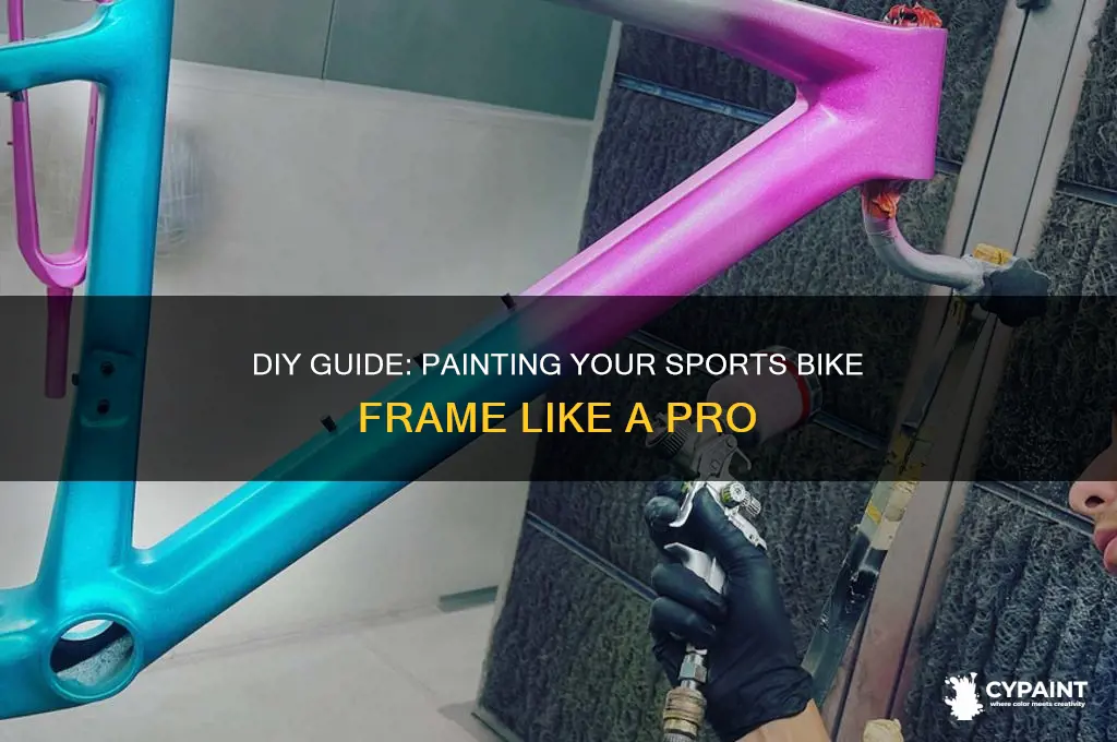 how to paint bike frame sports bike