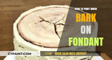 Mastering Birch Bark Texture: Painting Techniques for Fondant Decorations