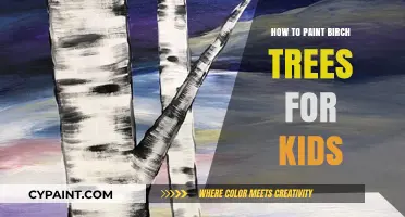 Easy Birch Tree Painting: Fun Kids' Art Tutorial