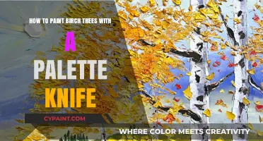 Birch Tree Painting: Palette Knife Techniques