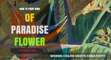 Mastering the Art: Painting the Vibrant Bird of Paradise Flower