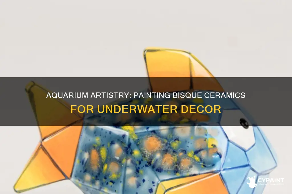 how to paint bisque ceramics for your aquarium