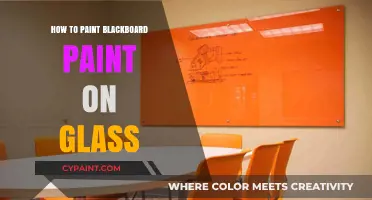 Transform Glass with Blackboard Paint: A Step-by-Step Guide